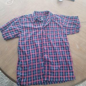 🦄 ASAP / L (14/16) / Blue/Red Plaid Button Down